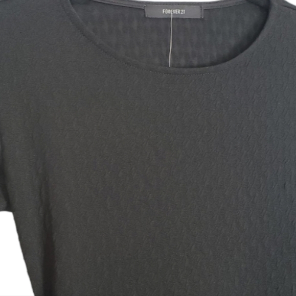 FOREVER 21 Long sleeve backless cutout mini dress black NWT lbd - Picture 4 of 6